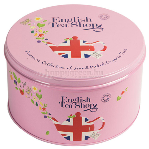 ETS 30 English Tea Shop Teaválogatás Fém Díszdobozban, Union Jack