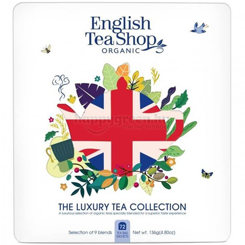 ETS 72 English Tea Shop Fémdobozos Union Jack Teaválogatás