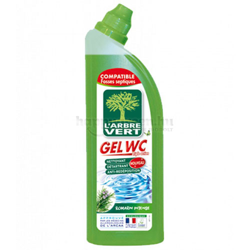 L'Arbre Vert WC Tisztító Gél Rozmaringillattal, 740 ml