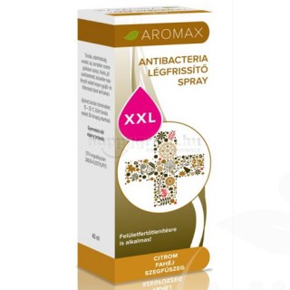 Aromax Antibacteria Légfrissítő Spray XXL, Citrom-Fahéj-Szegfűszeg, 40 ml