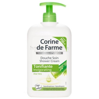 Corine de Farme Pumpás Tusfürdő Aloe Verával, 750 ml