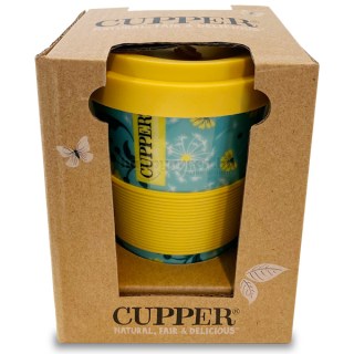 Cupper Keep Cup - Hordozható Porcelán Utazóbögre Fedéllel, Pitypangos