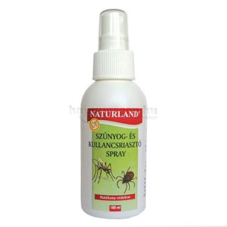 Naturland Szúnyog- és Kullancsriasztó Spray, 100 ml